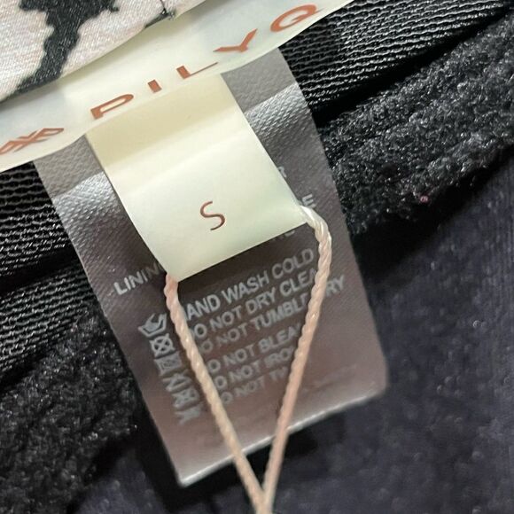 PQ Swim Pilyq Safari Embroidered Bandeau Strapless Swimsuit Top, Size S, NWT - Picture 8 of 11